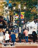 Pedestrian mall, Boulder, CO