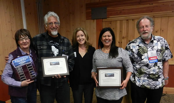 From left to Right, Judy Corbett, Councilmember Eduardo Martinez, Kate Meis, Councilmember Michele Martinez, Councilmember Jake Mackenzie