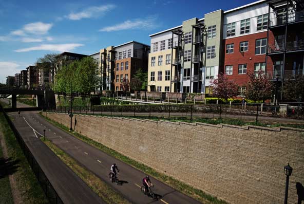 Midtown Greenway in Minneapolis