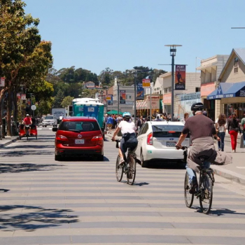 Bikes and cars